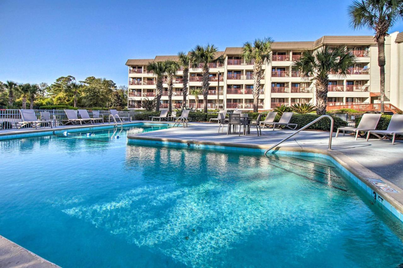 Hilton Head Ocean-View Villa Steps To Beach! Hilton Head Island Exterior photo